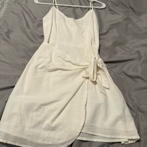 Abercrombie & Fitch Cream Mini Dress